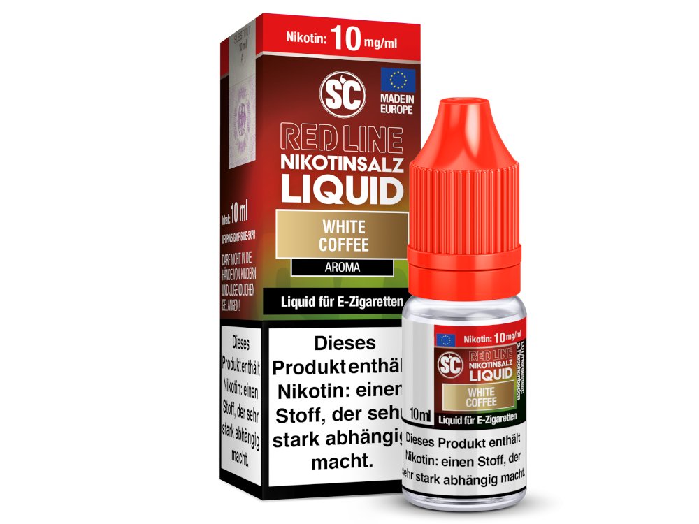 SC Red Line White Coffee Nikotinsalz-Liquid 10 mg/ml