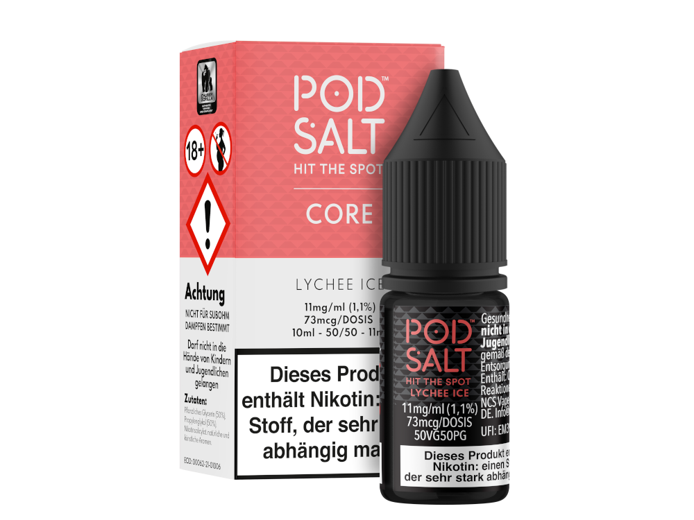 Pod Salt Core Nikotinsalz-Liquid Lychee Ice