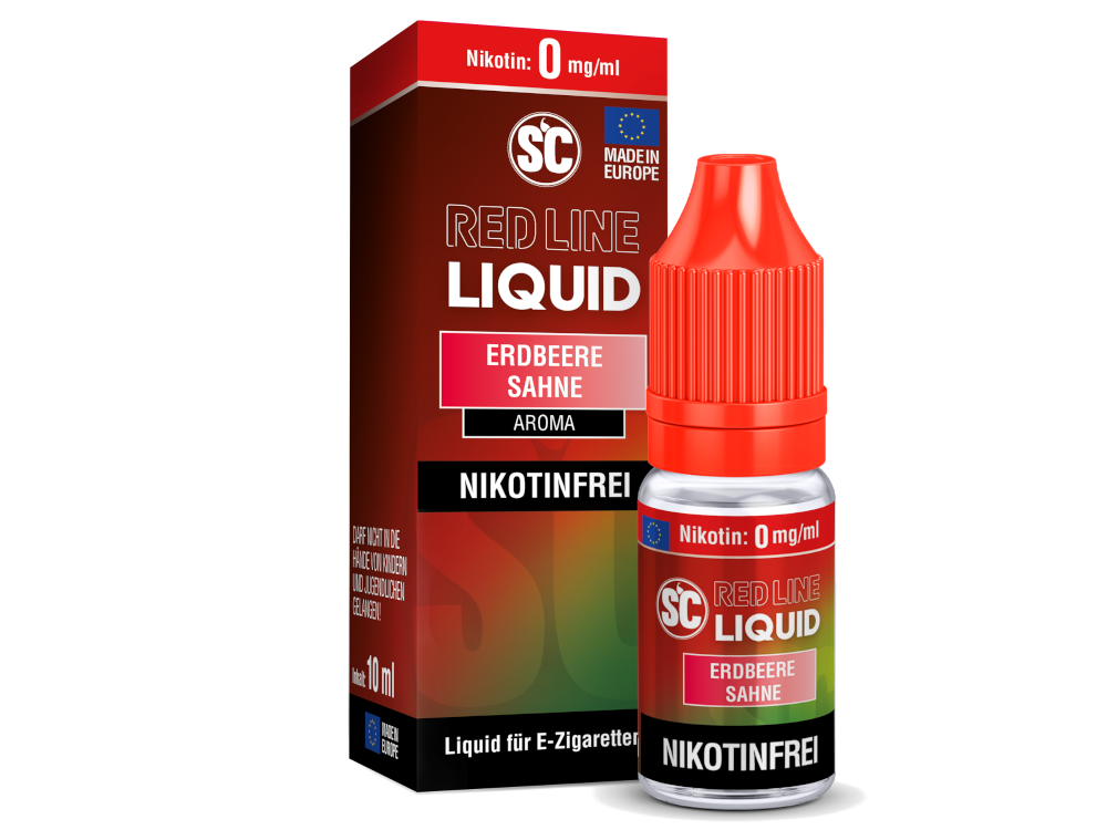 SC Red Line Erdbeere Sahne Nikotinsalz-Liquid
