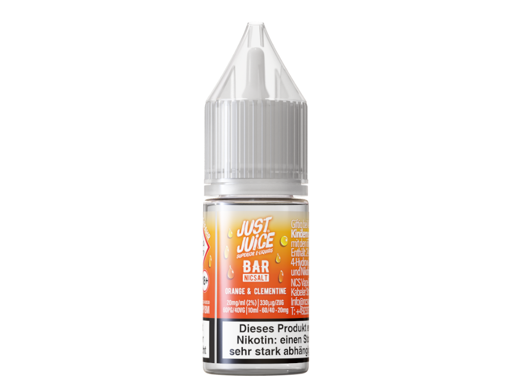 Just Juice - Bar - Nikotinsalz Liquid - Orange & Clementine
