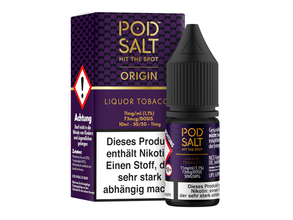 Pod Salt Origin Liquor Tobacco Nikotinsalz-Liquid