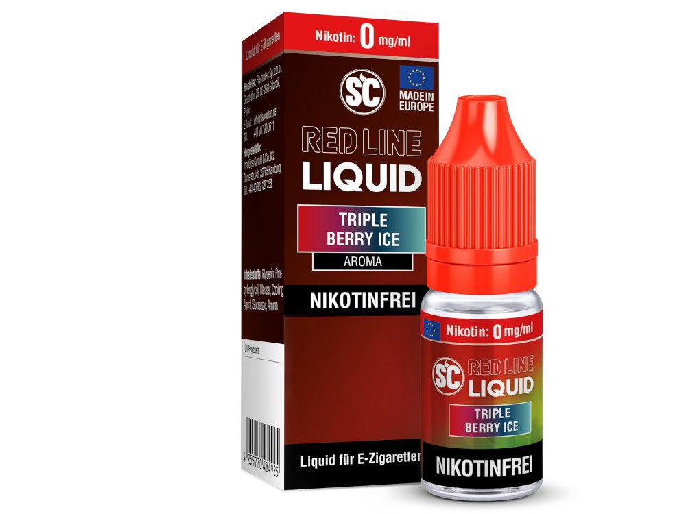 SC Red Line Triple Berry Ice Nikotinsalz-Liquid