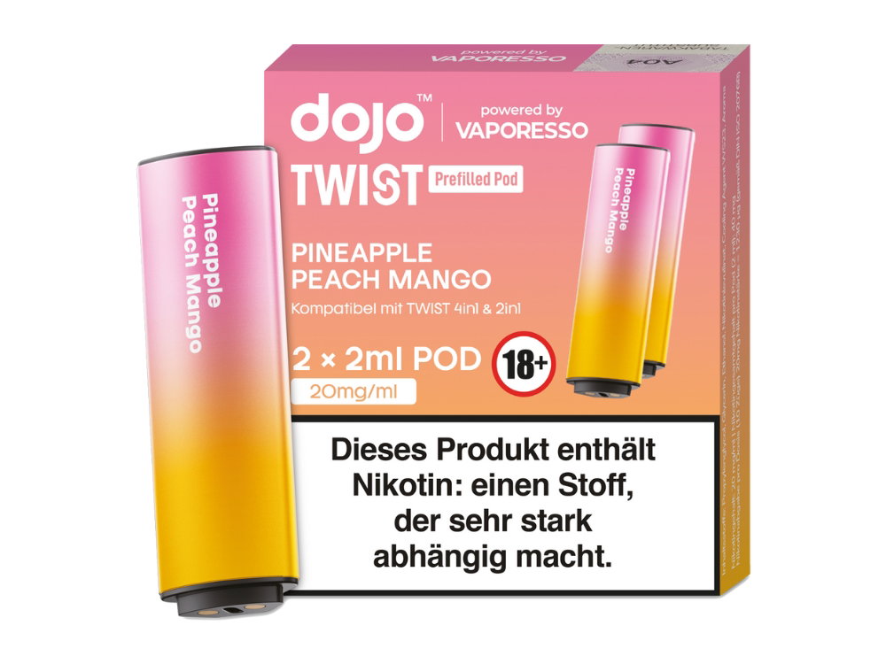 Vaporesso - Dojo - Twist Pod 20 mg/ml (2 Stück pro Packung) - Prefilled