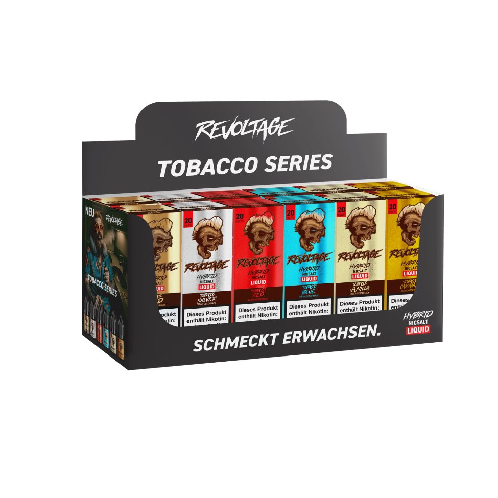 Revoltage Tobacco Series Display bestückt 20 mg/ml