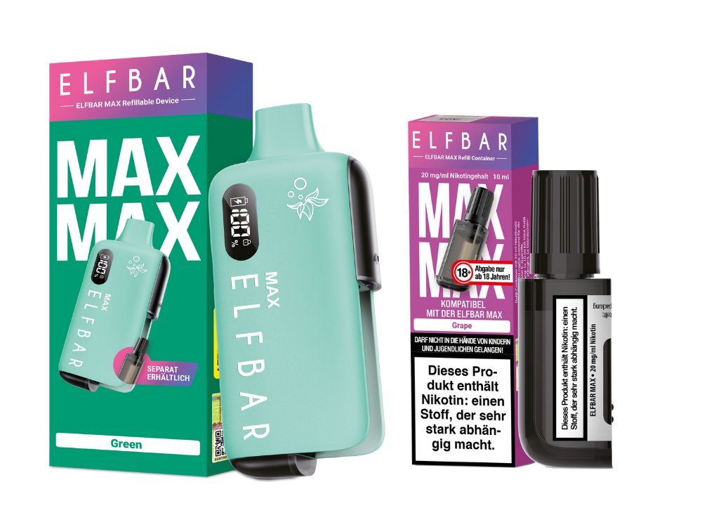 Elfbar Max Set inkl. Liquid Pod