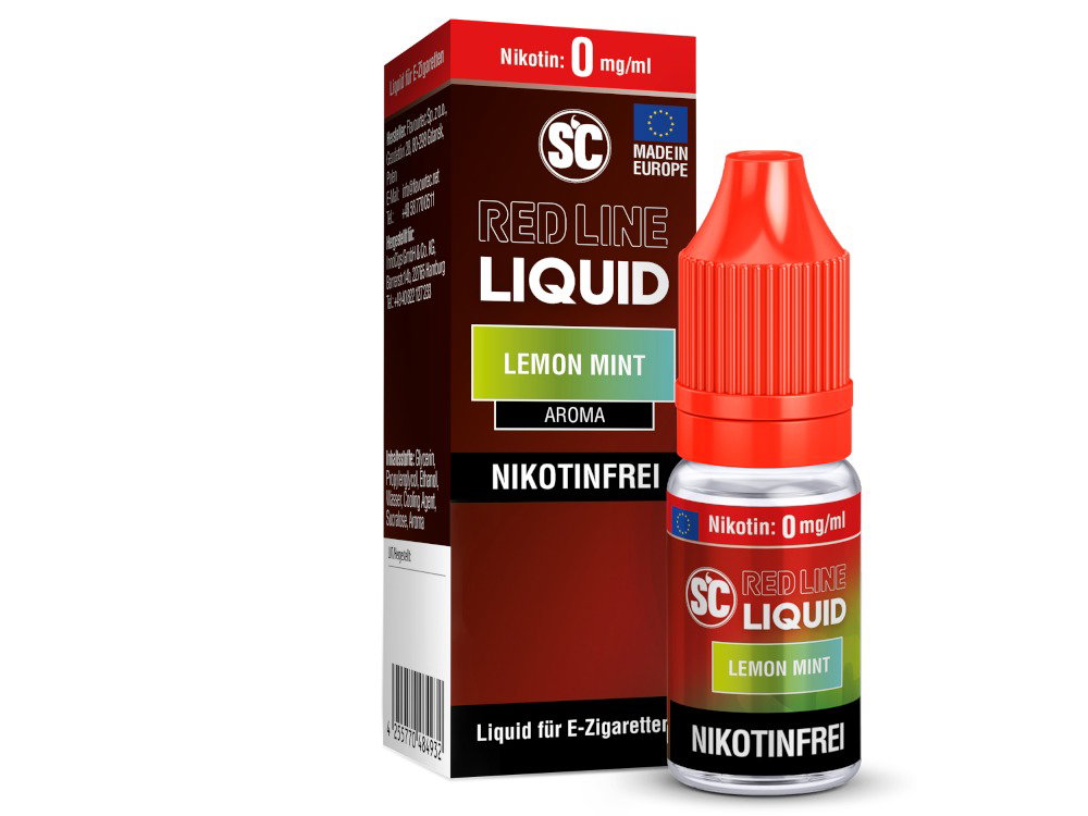 SC Red Line Lemon Mint Nikotinsalz-Liquid