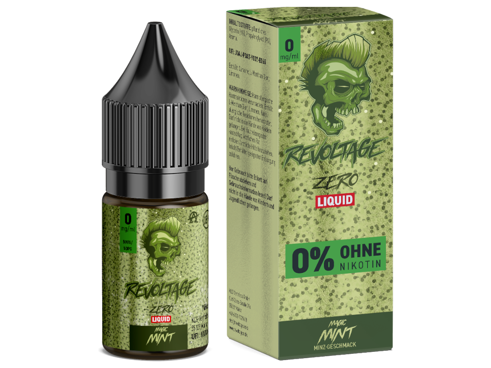 Revoltage Tobacco Gold Hybrid-Nikotinsalz-Liquid Magic Mint 0 mg/ml