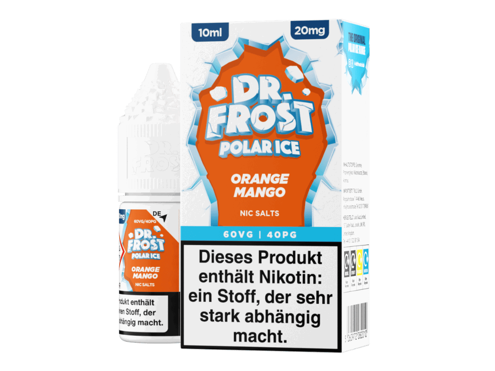 Dr. Frost - Ice Cold - Nikotinsalz Liquid - Orange Mango