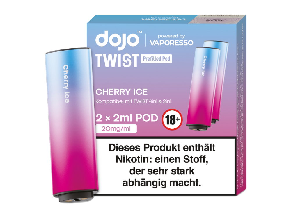 Vaporesso - Dojo - Twist Pod 20 mg/ml (2 Stück pro Packung) - Prefilled