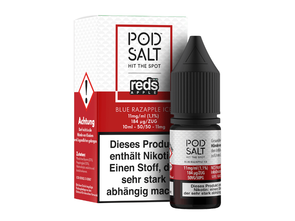 Pod Salt Fusion Blue Razapple Ice Nikotinsalz-Liquid