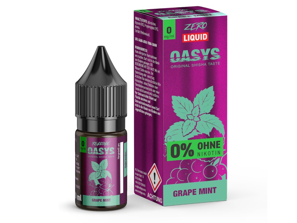 Revoltage OASYS Hybrid-Nikotinsalz-Liquid Grape Mint