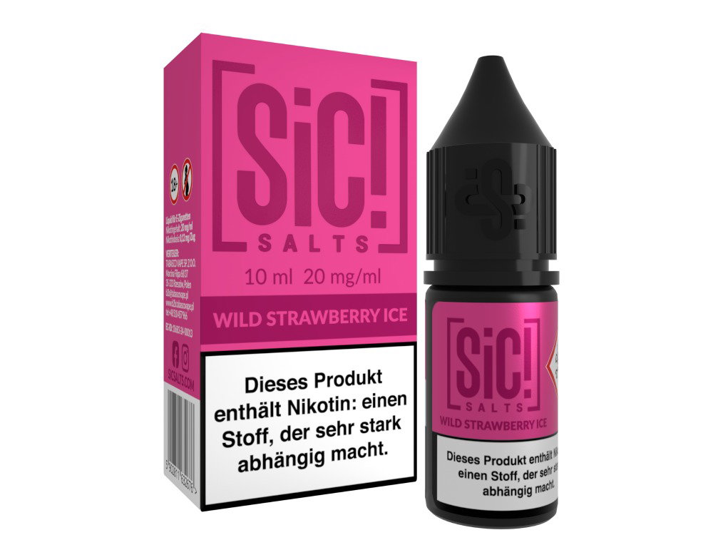 SiC! Salts Nikotinsalz-Liquid Wild Strawberry Ice 20 mg/ml