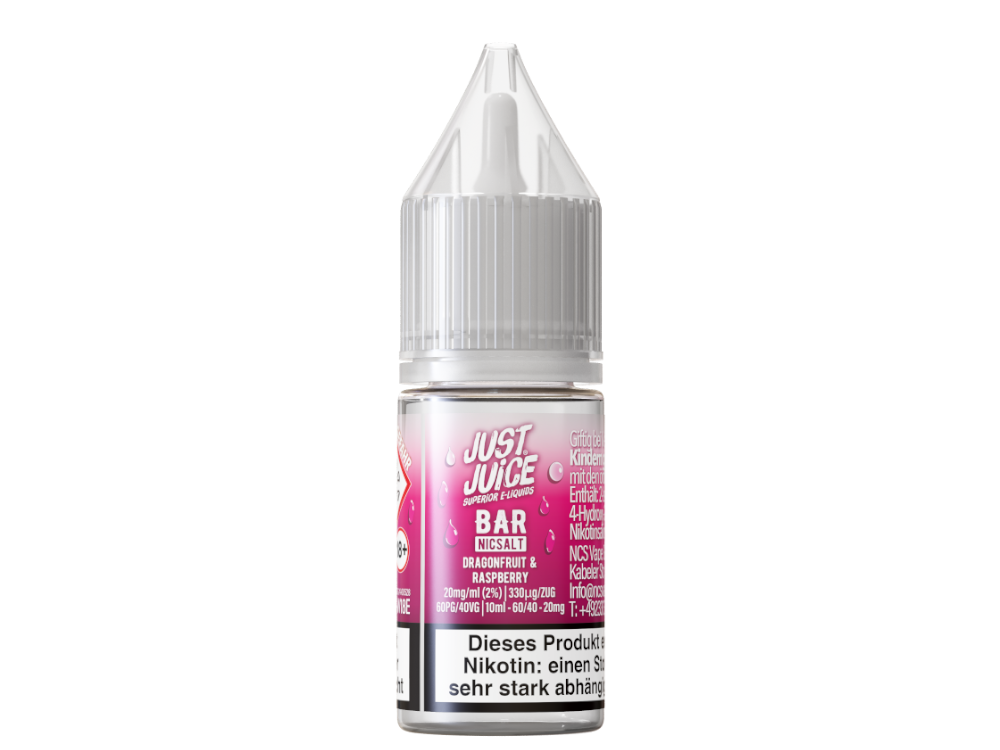 Just Juice - Bar - Nikotinsalz Liquid - Dragonfruit & Raspberry