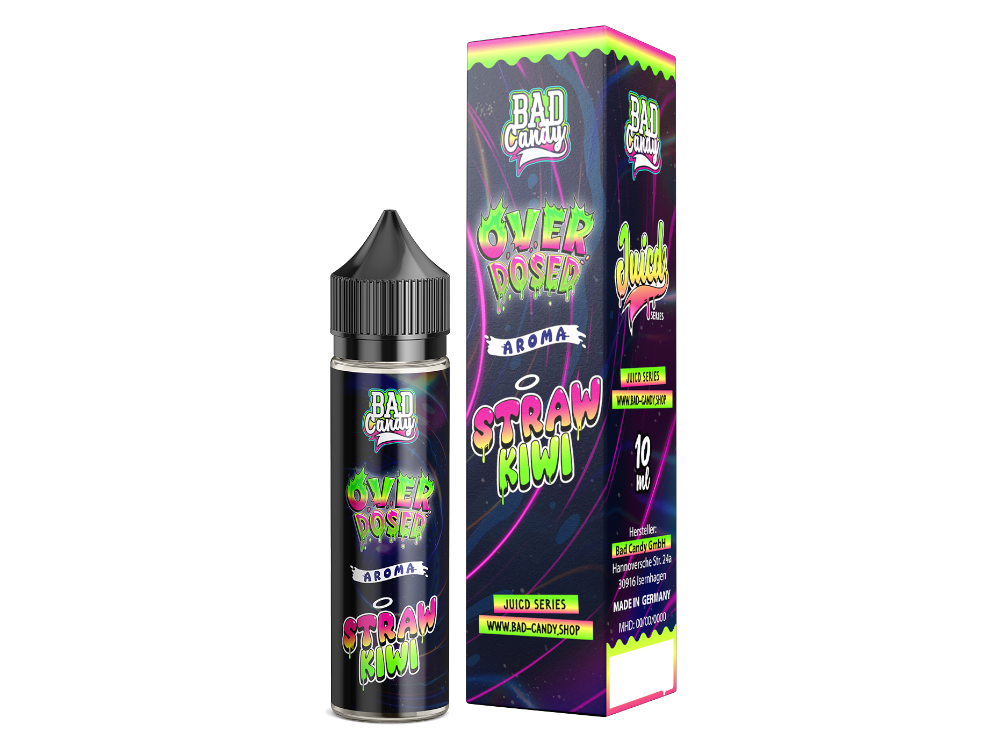 Bad Candy Liquids Juicd Longfill 10 ml Straw Kiwi
