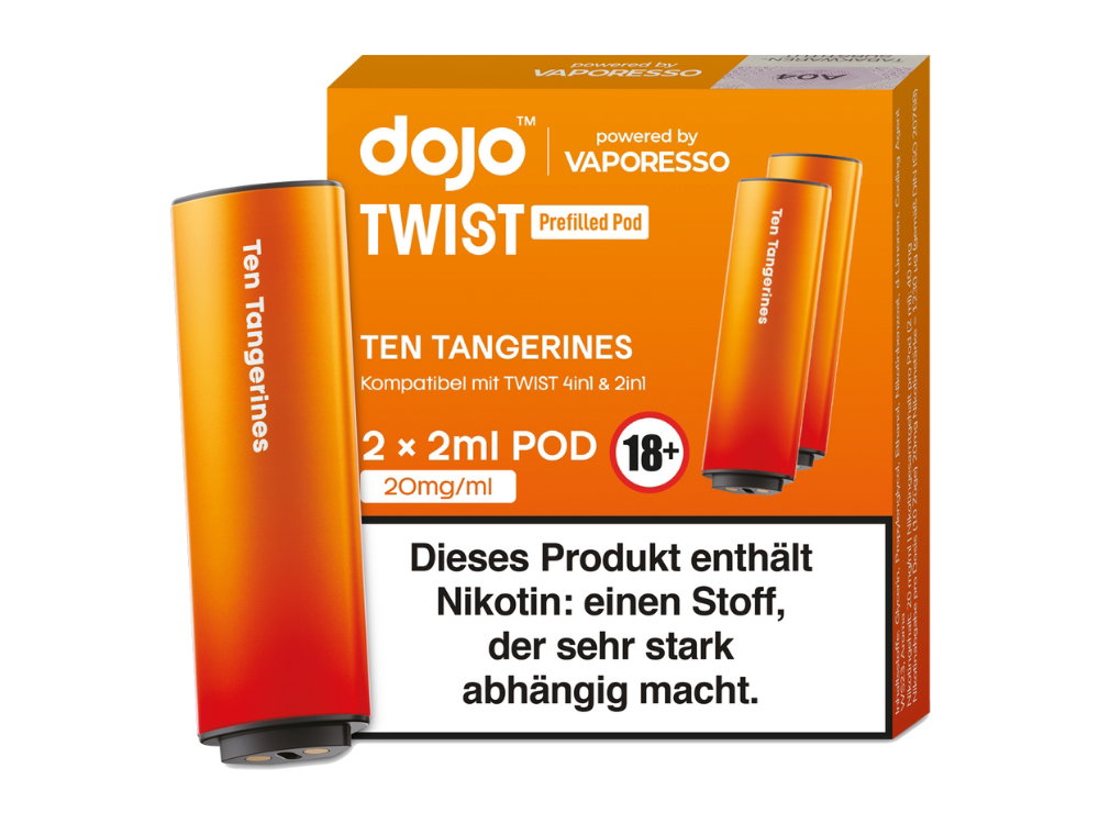 Vaporesso - Dojo - Twist Pod 20 mg/ml (2 Stück pro Packung) - Prefilled