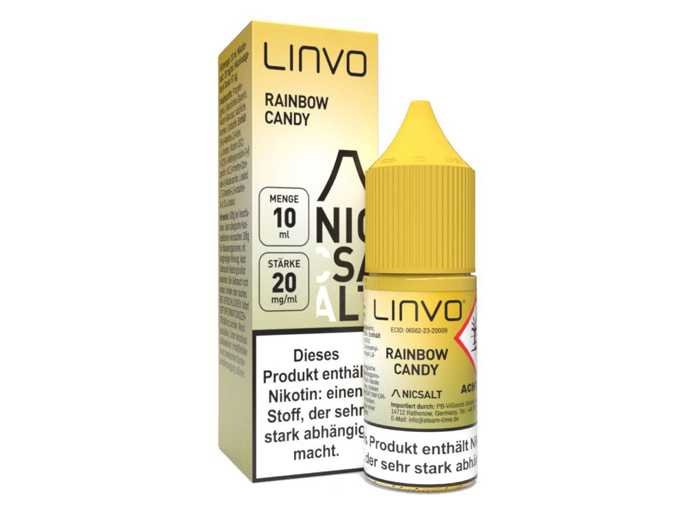 Linvo Nikotinsalz-Liquid Rainbow Candy 20 mg/ml