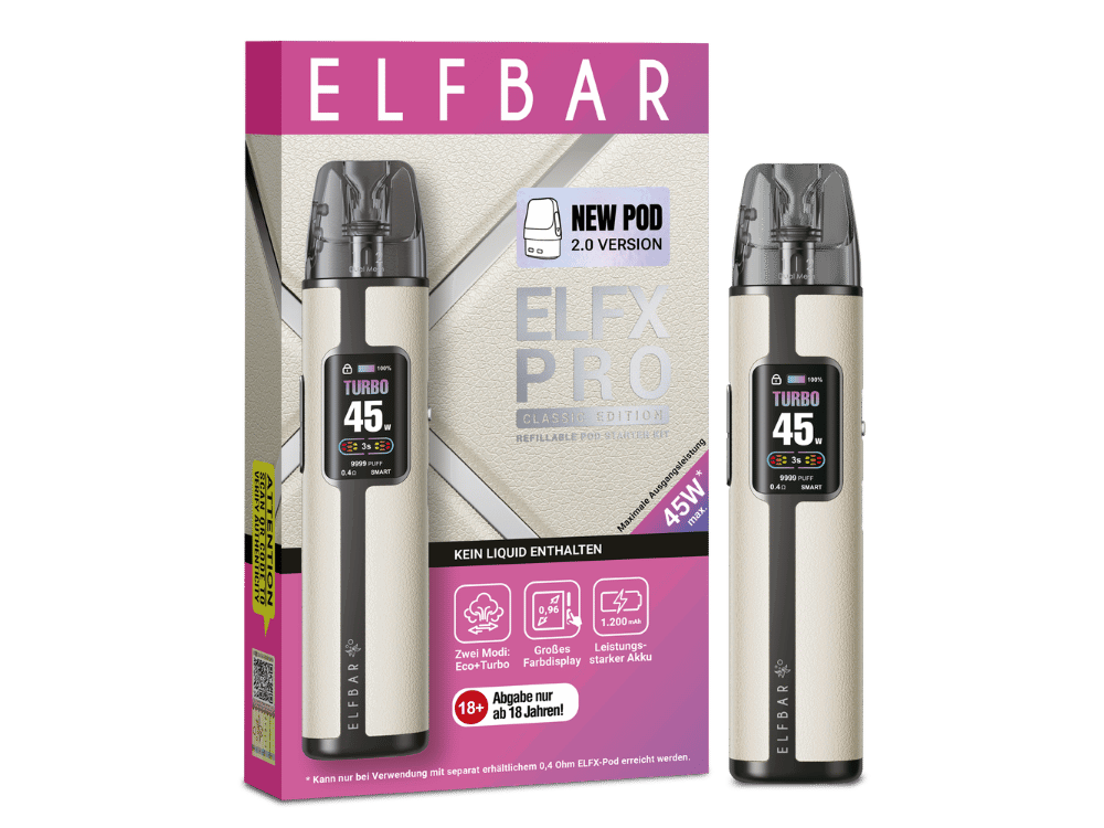Elfbar - Elfx Pro Classic Edition E-Zigaretten Set