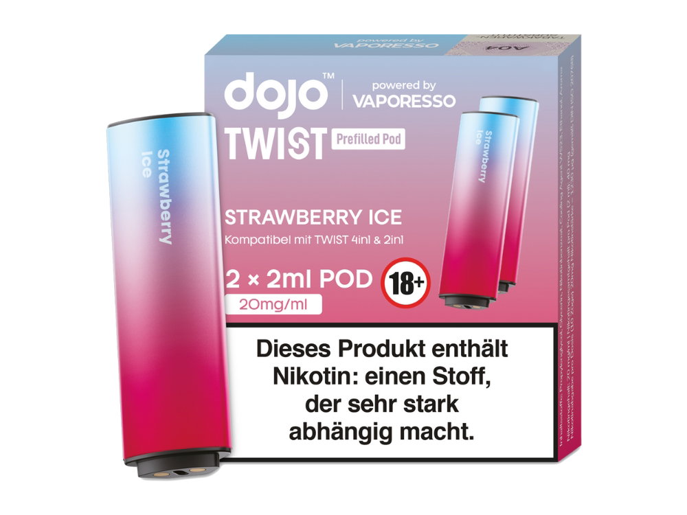 Vaporesso - Dojo - Twist Pod 20 mg/ml (2 Stück pro Packung) - Prefilled