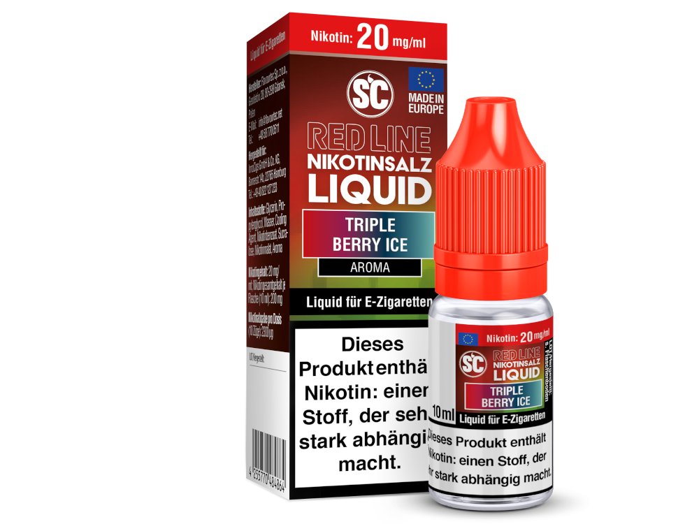 SC Red Line Triple Berry Ice Nikotinsalz-Liquid 20 mg/ml