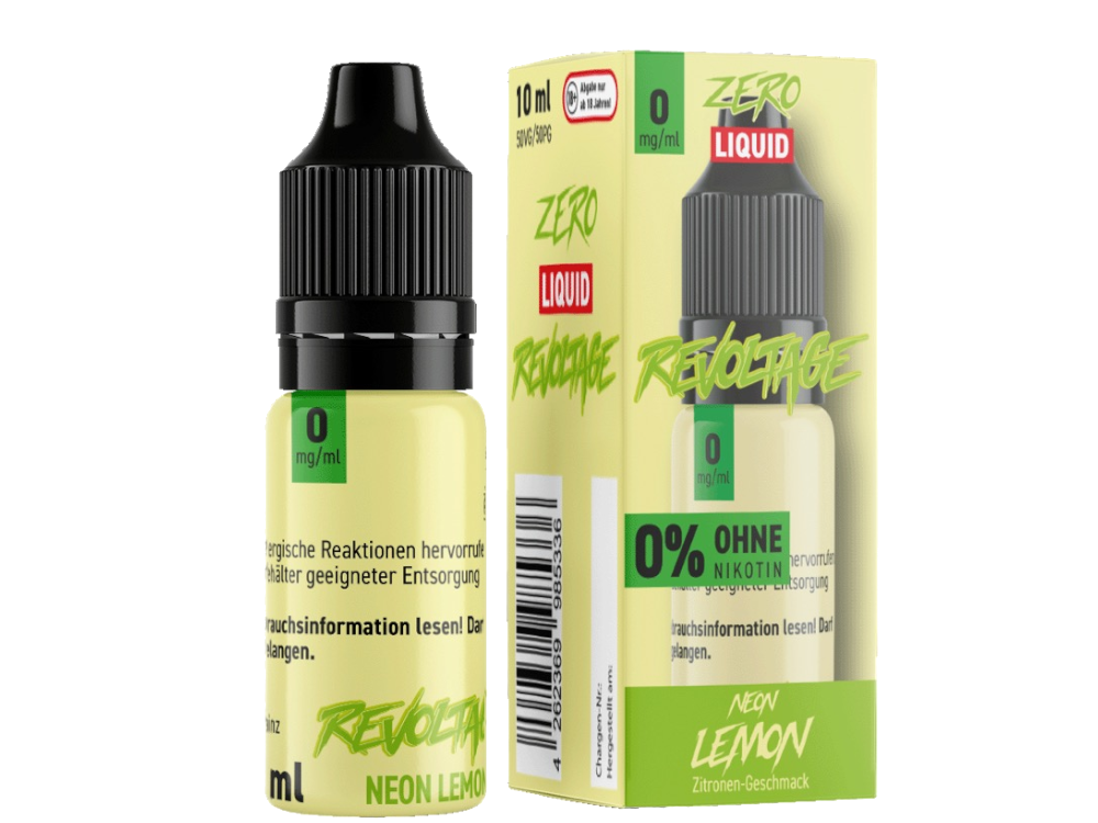 Revoltage Tobacco Gold Hybrid-Nikotinsalz-Liquid Neon Lemon 0 mg/ml