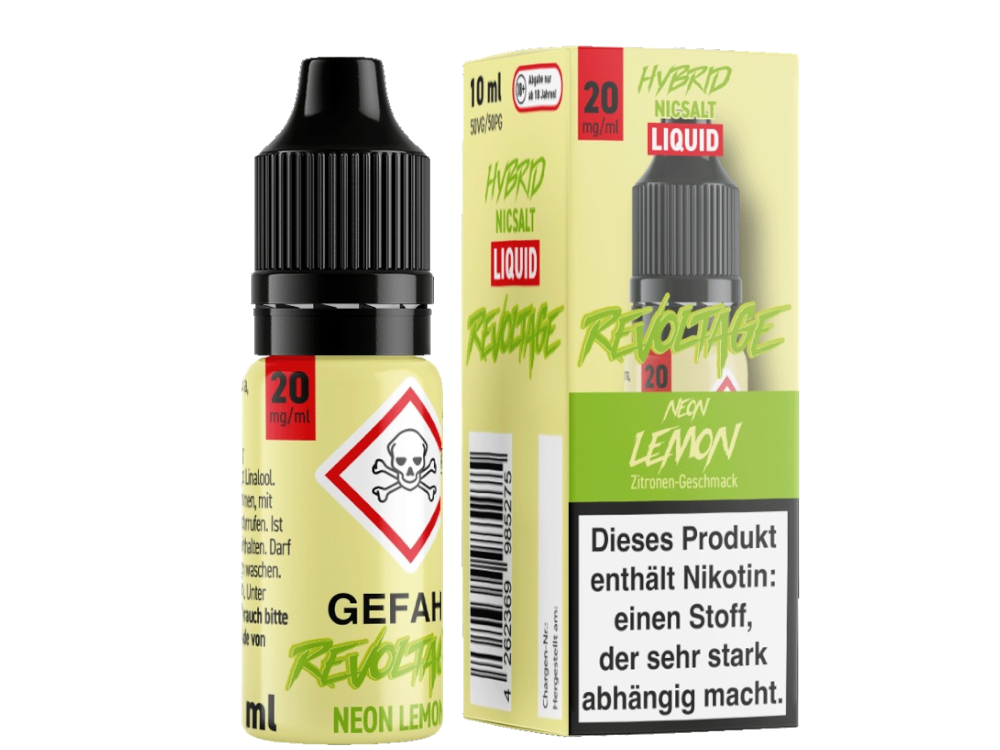 Revoltage Tobacco Gold Hybrid-Nikotinsalz-Liquid Neon Lemon 20 mg/ml