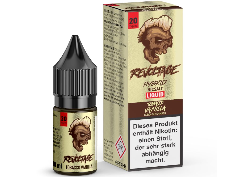 Revoltage Hybrid-Nikotinsalz-Liquid Tobacco Vanilla 20 mg/ml