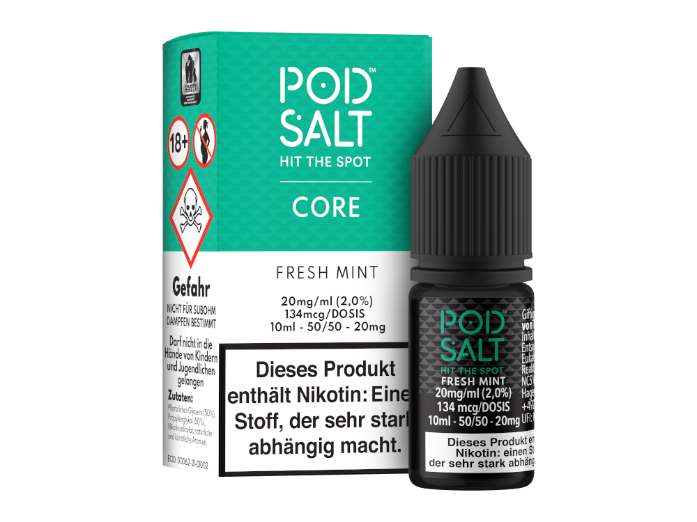 Pod Salt Core Nikotinsalz-Liquid Fresh Mint 20 mg/ml