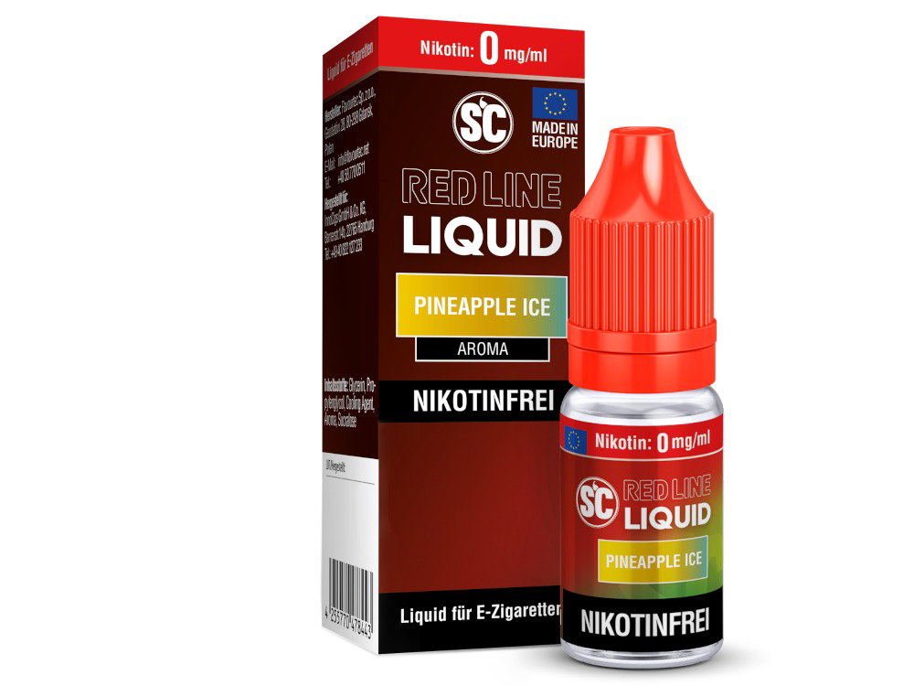 SC Red Line Pineapple Ice Nikotinsalz-Liquid