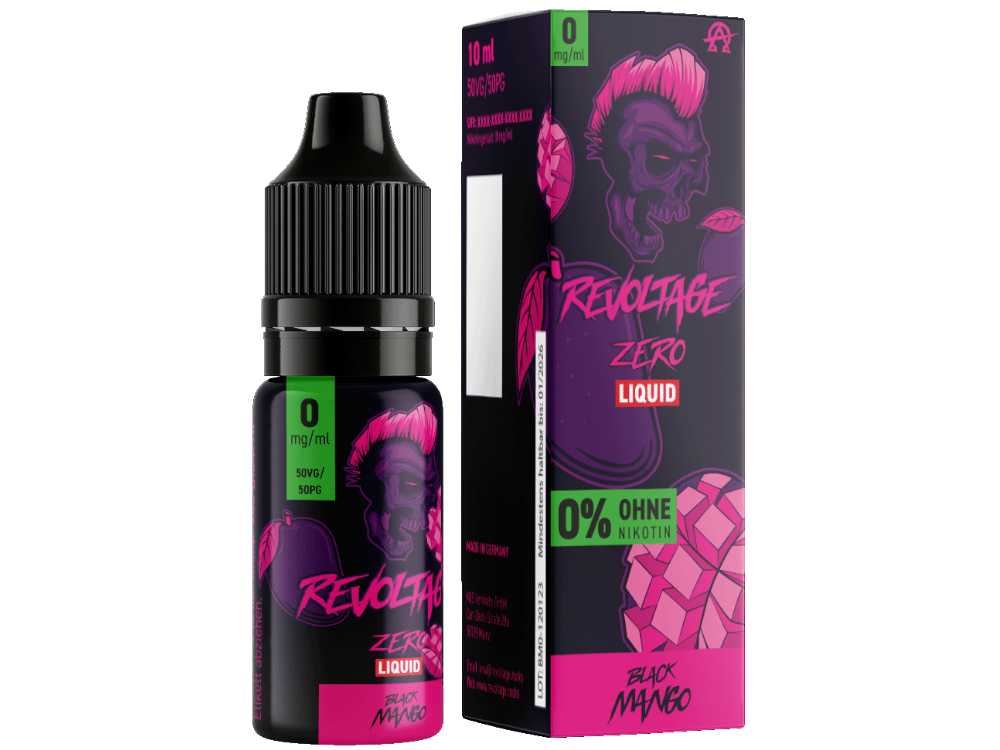 Revoltage Tobacco Gold Hybrid-Nikotinsalz-Liquid Black Mango