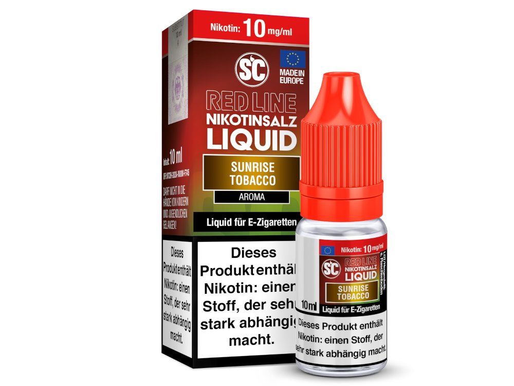 SC Red Line Sunrise Tobacco Nikotinsalz-Liquid 10 mg/ml