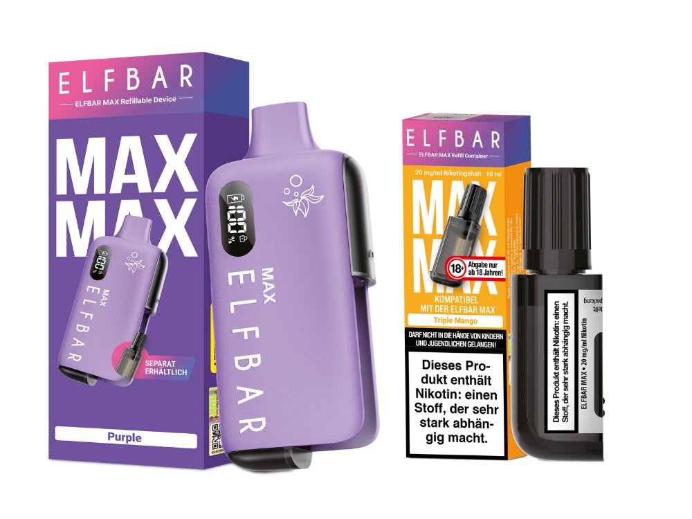 Elfbar Max Set inkl. Liquid Pod