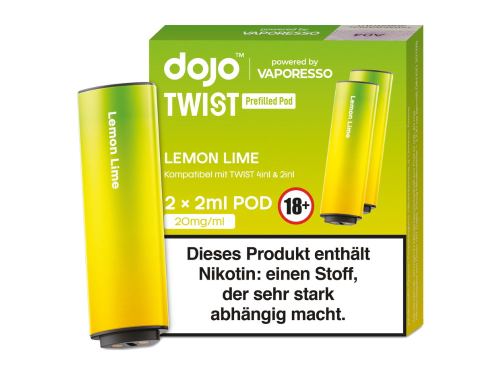 Vaporesso - Dojo - Twist Pod 20 mg/ml (2 Stück pro Packung) - Prefilled