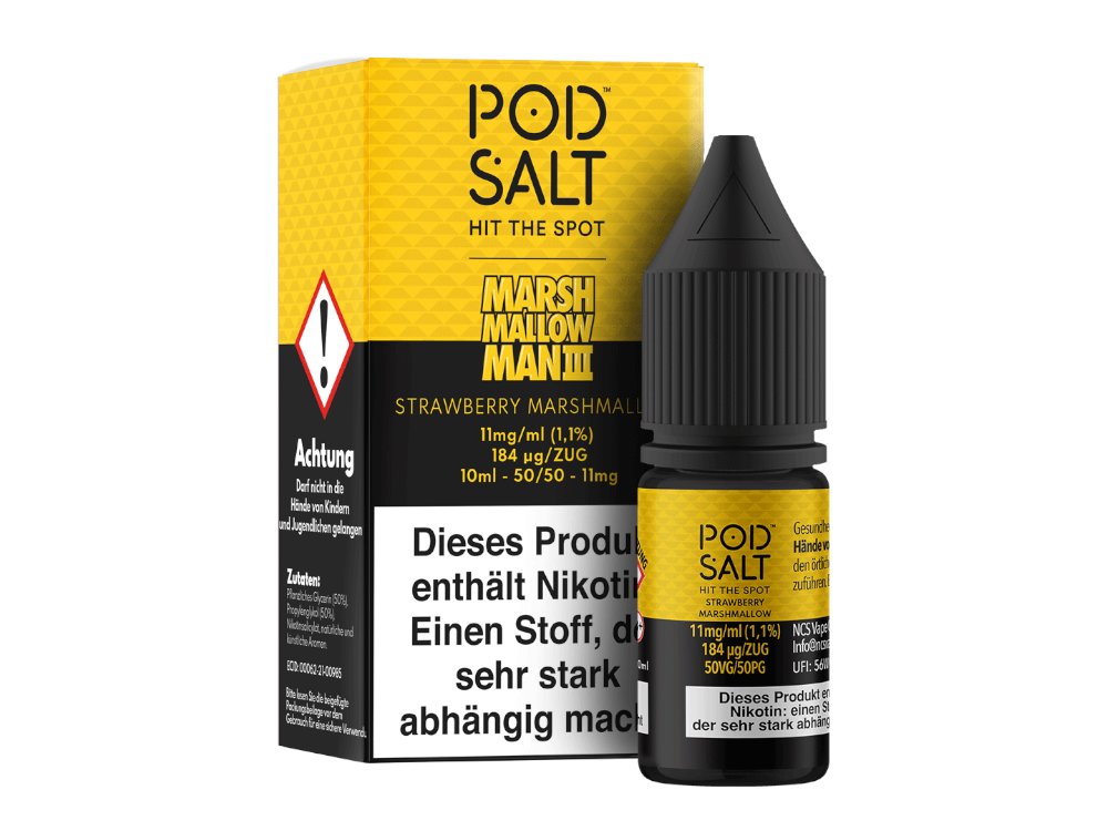Pod Salt Fusion Marshmallow Man 3 Nikotinsalz-Liquid