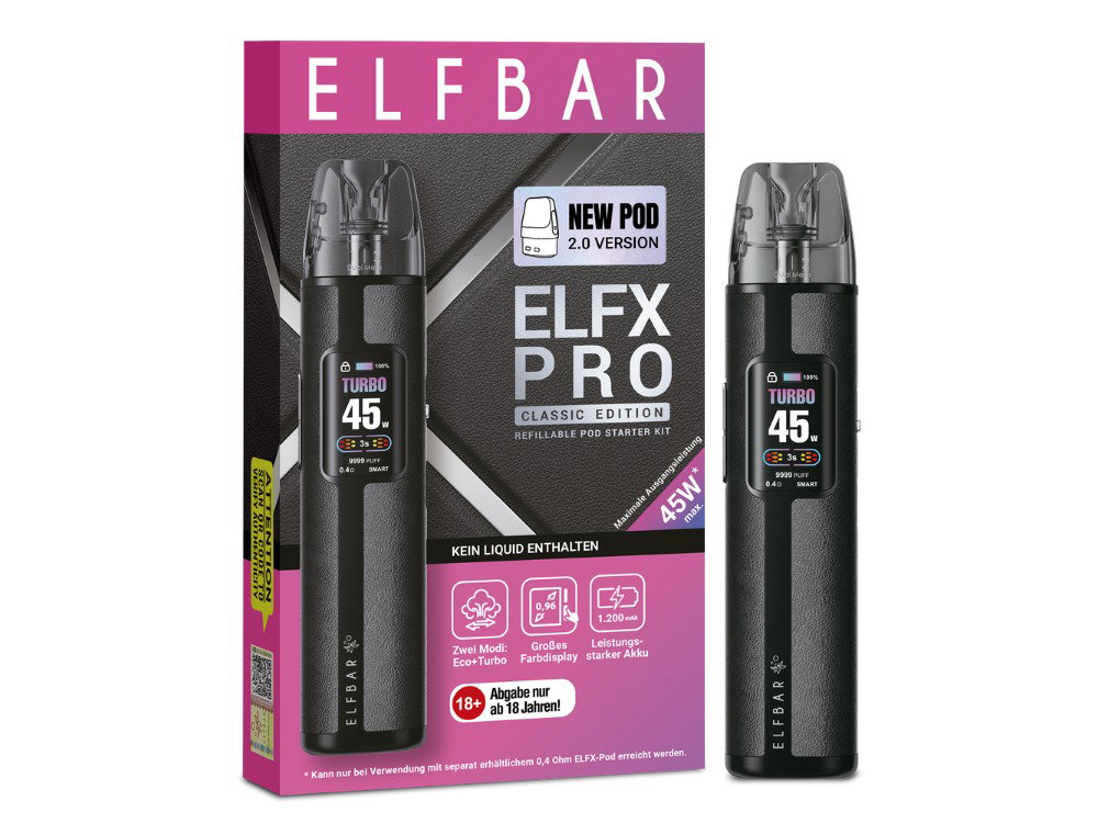 Elfbar - Elfx Pro Classic Edition E-Zigaretten Set