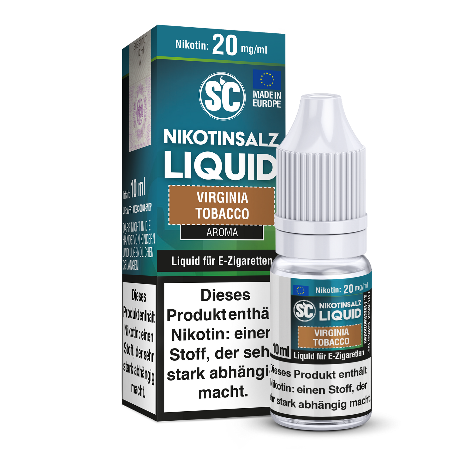 SC Virginia Tobacco Nikotinsalz-Liquid 20 mg/ml