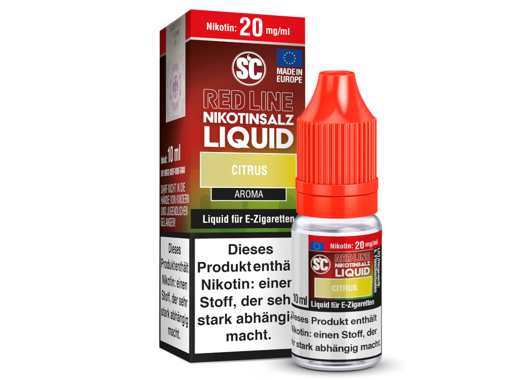 SC Red Line Citrus Nikotinsalz-Liquid