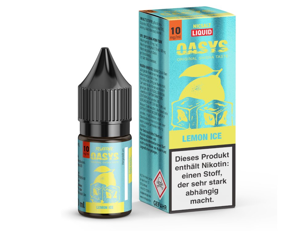 Revoltage OASYS Hybrid-Nikotinsalz-Liquid Lemon Ice 10 mg/ml