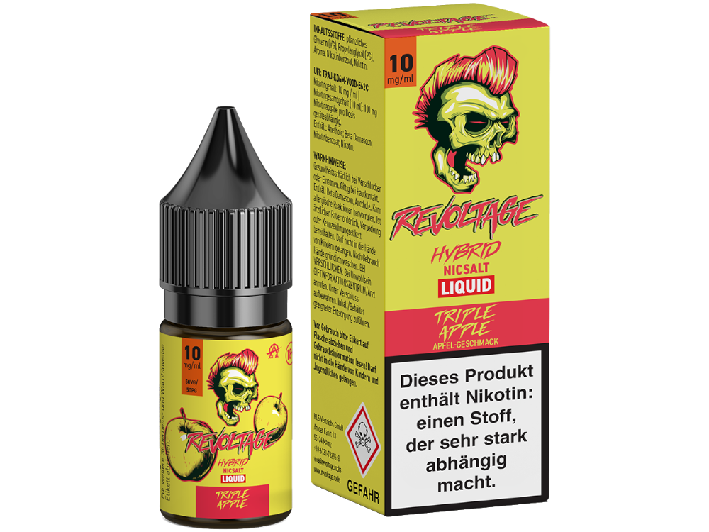 Revoltage Hybrid-Nikotinsalz-Liquid Tripple Apple