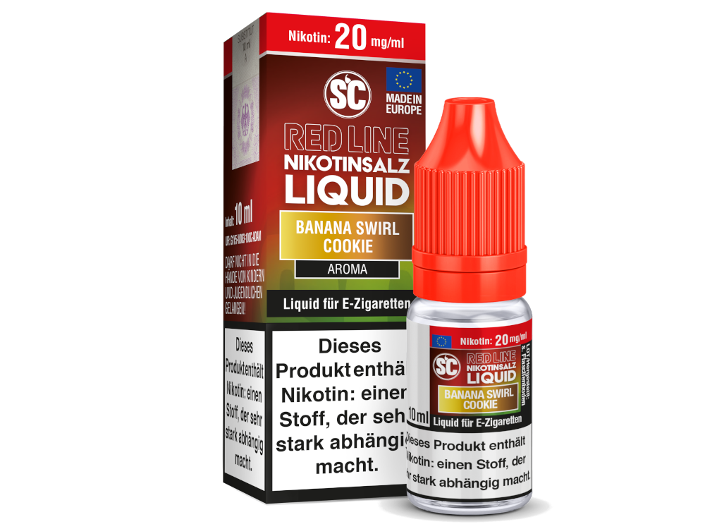 SC Red Line Banana Swirl Cookie Nikotinsalz-Liquid
