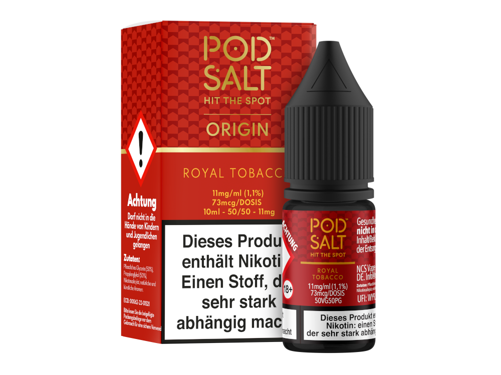 Pod Salt Origin Royal Tobacco Nikotinsalz-Liquid