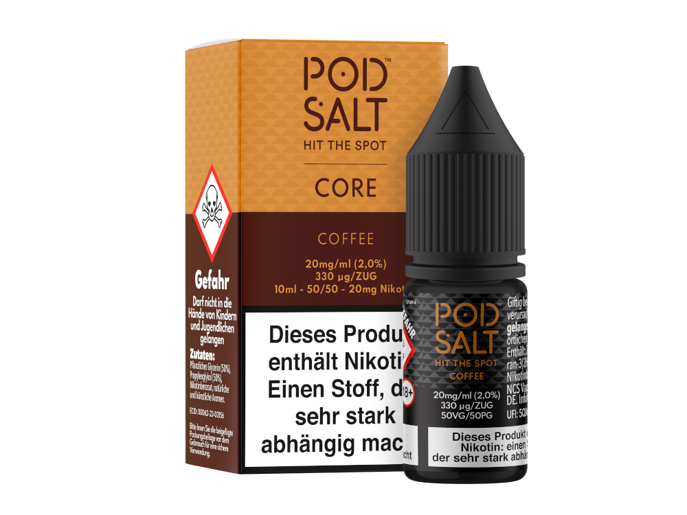 Pod Salt Core Nikotinsalz-Liquid Coffee 20 mg/ml