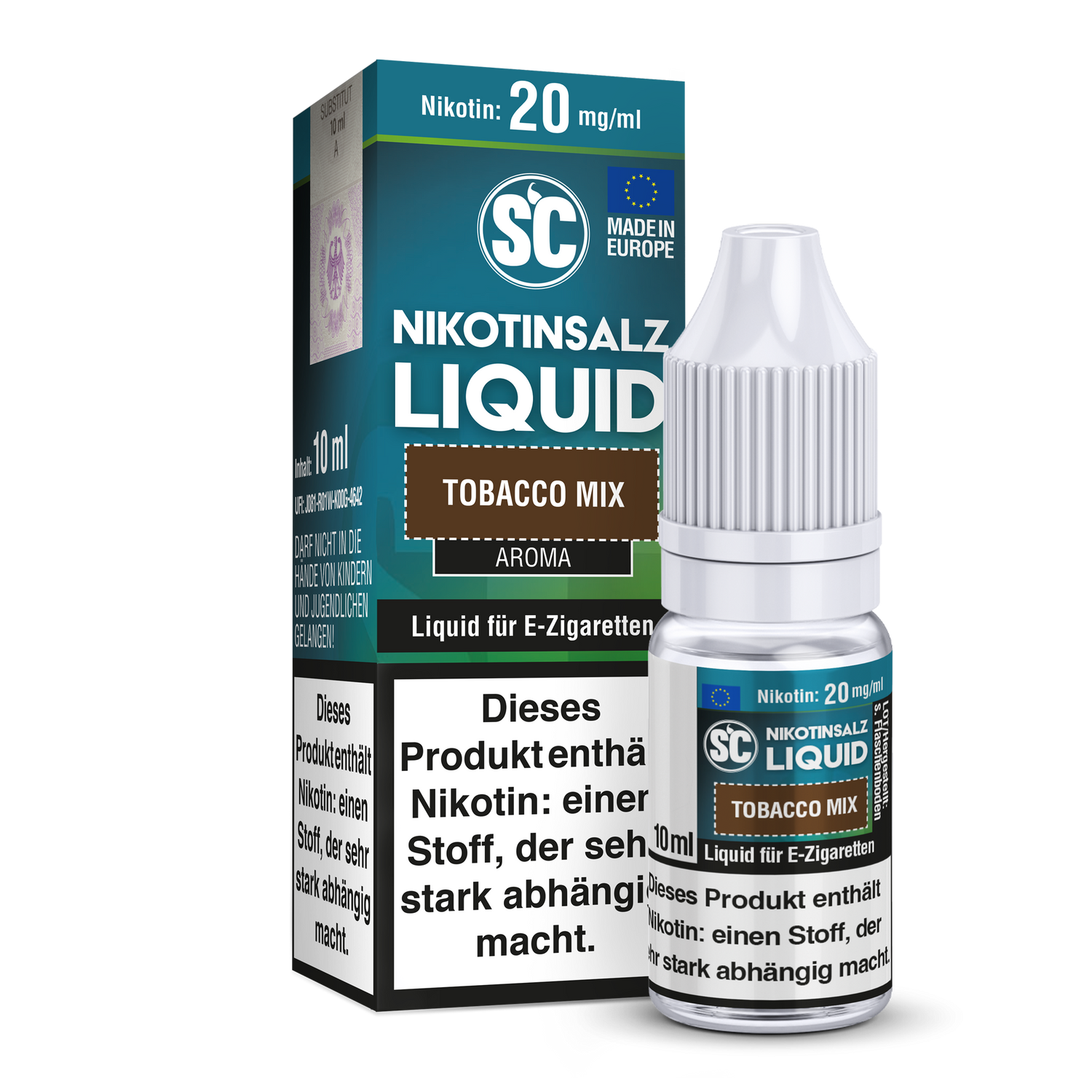 SC Tobacco Mix Nikotinsalz-Liquid 20 mg/ml
