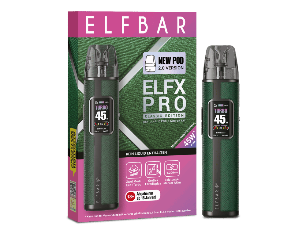 Elfbar - Elfx Pro Classic Edition E-Zigaretten Set