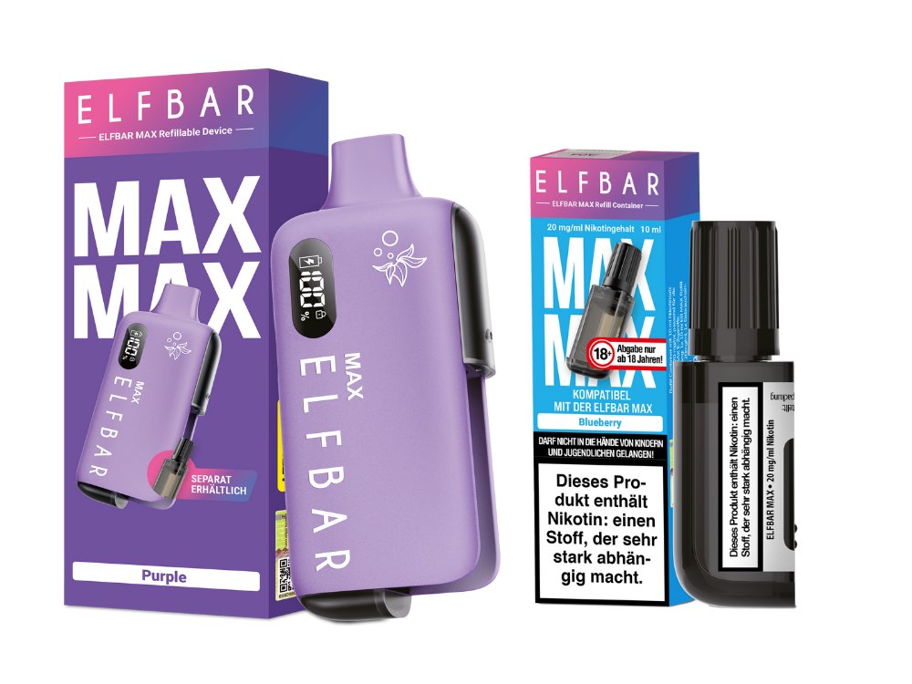 Elfbar Max Set inkl. Liquid Pod