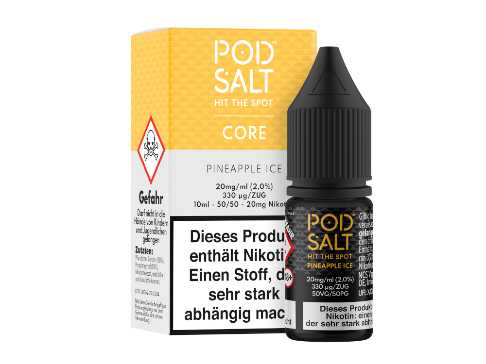 Pod Salt Core Nikotinsalz-Liquid Pineapple Ice 20 mg/ml
