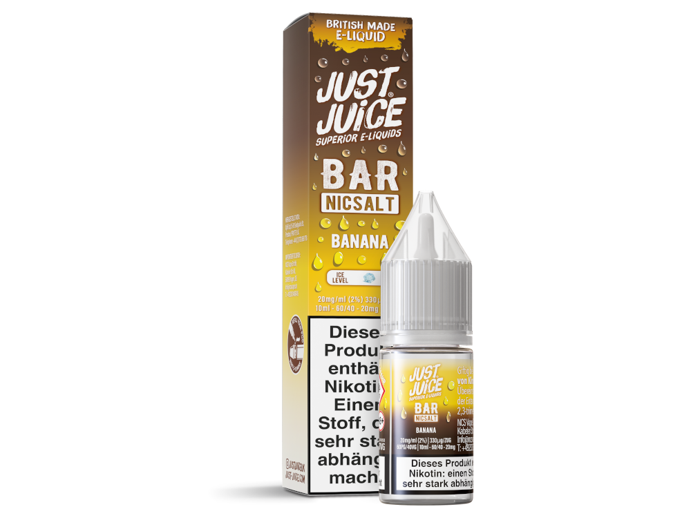 Just Juice - Bar - Nikotinsalz Liquid - Banana
