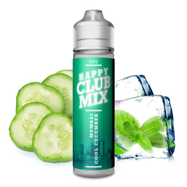 HAPPY CLUB MIX Mumbai Cool Cucumber Aroma - 10ml