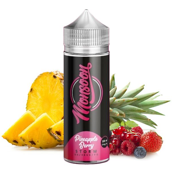 MONSOON Pineapple Berry Storm Premium Liquid 100 ml 0mg