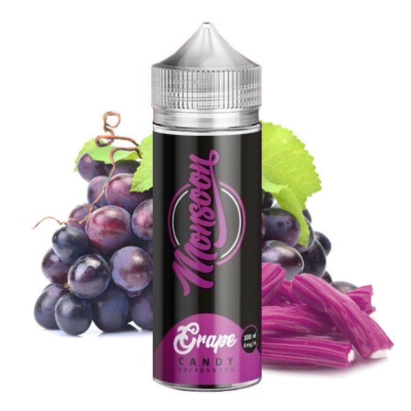 MONSOON Grape Candy Premium Liquid 100 ml 0mg