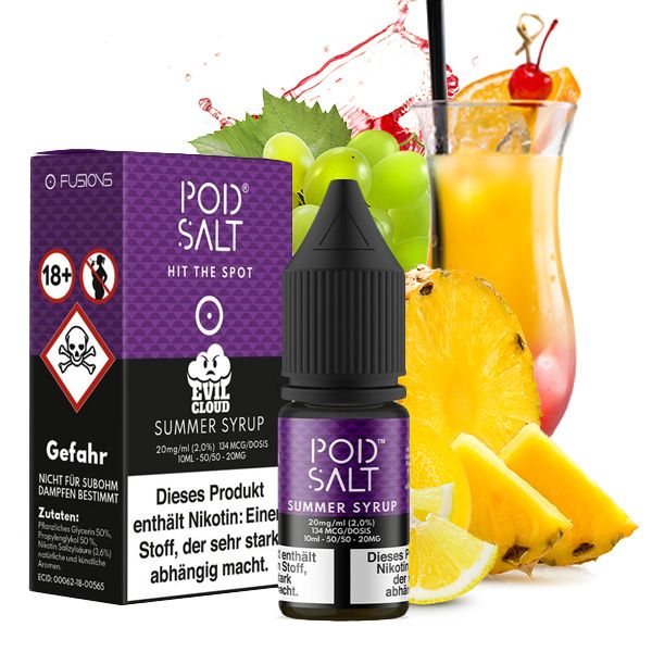 POD SALT FUSION Summer Syrup Nikotinsalz Liquid - 10 ml